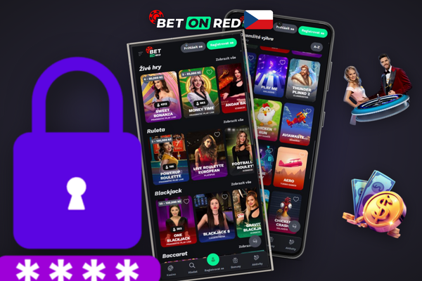 Betonred Casino app s přehledným rozhraním pro sloty, live casino a sportovní sázky