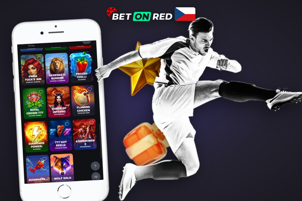 Klientská zóna Betonred Casino s tlačítkem pro vyzvednutí uvítacího bonusu